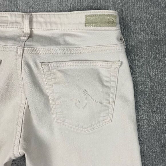 AG Adriano Goldschmied The Stevie Ankle White High Rise Jeans Women’s Size 26R - Picture 4 of 6